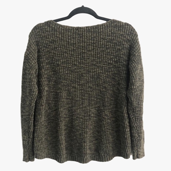 MADEWELL Knit Sweater Leftbank Marled Green Size M - Picture 4 of 6